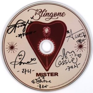 Blingone - Mister [Kara Cover] Signed Autographed CD Promo 2025
