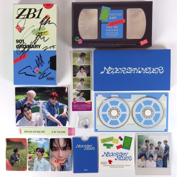 Zerobaseone - Never Say Never 1st Album Signed Autographed CD Promo 2025 ZB1