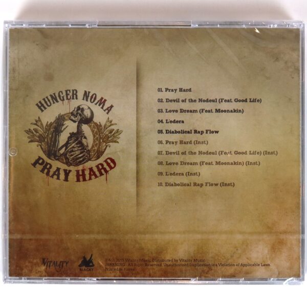 Hunger Noma - Pray Hard Album Sealed CD K-Rap Korean Hip Hop 2015