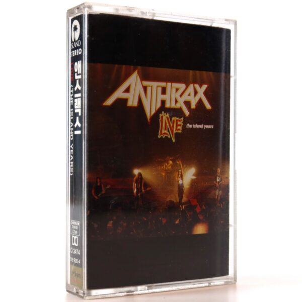 Anthrax - Live The Island Years Album Korean Cassette Tape Korea