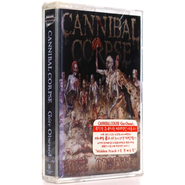 Cannibal Corpse - Gore Obsessed Album Korean New Sealed Cassette Tape Korea