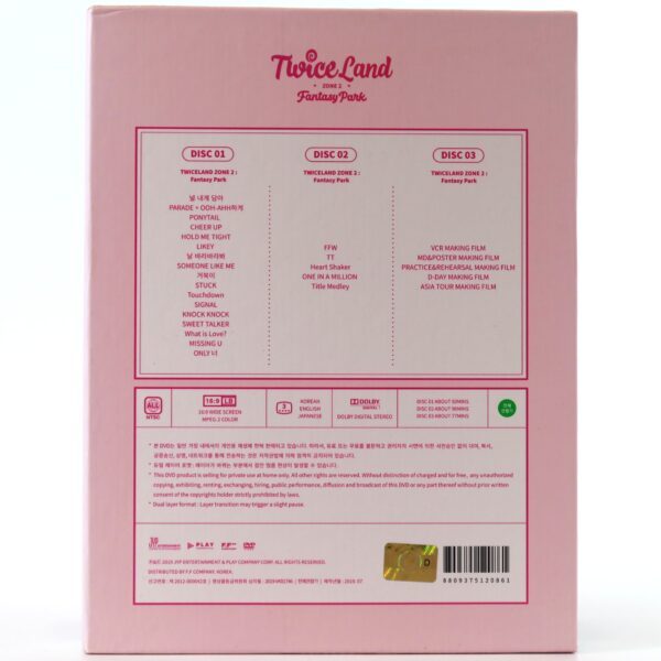 IMG_4300 Twice - Twiceland Fantasy Park 2nd Tour DVD Set K-Pop 2019