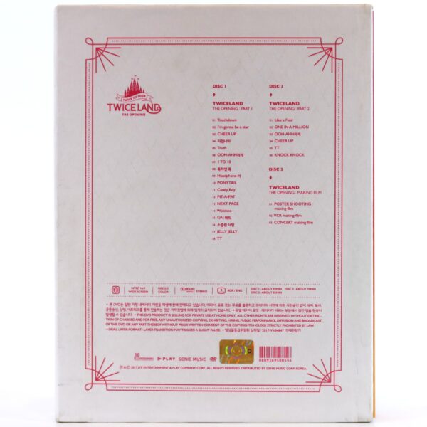 Twice - Twiceland The Opening 1st Tour DVD Set Momo Stand K-Pop 2018