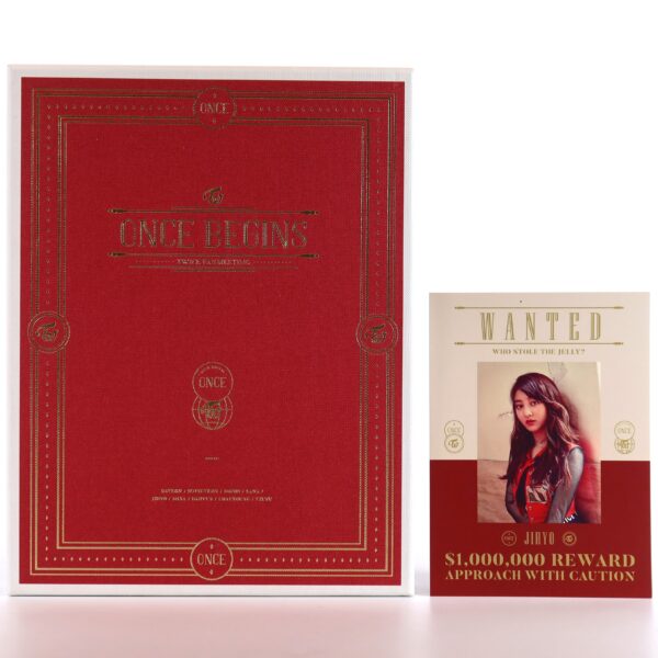 Twice - Once Begins Fanmeeting DVD Set + Jihyo Postcard 2018