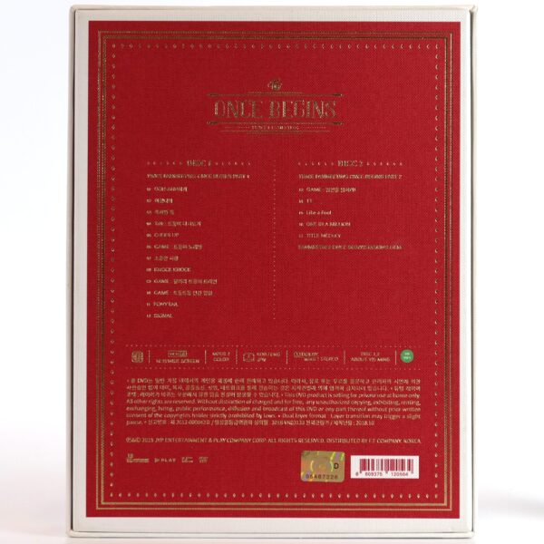 Twice - Once Begins Fanmeeting DVD Set + Jihyo Postcard 2018