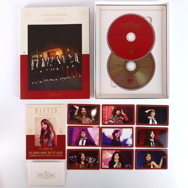 Twice - Once Begins Fanmeeting DVD Set + Jihyo Postcard 2018