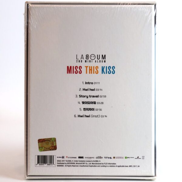 IMG_4348 Laboum - Miss This Kiss 2nd Mini Album Sealed CD K-Pop 2017