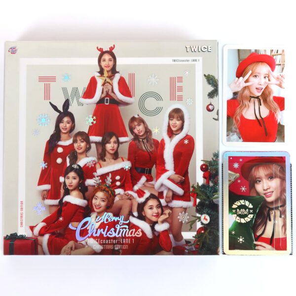 IMG_4380 Twice Twicecoaster: Lane 1 Christmas Edition CD Album Momo Photocard Set