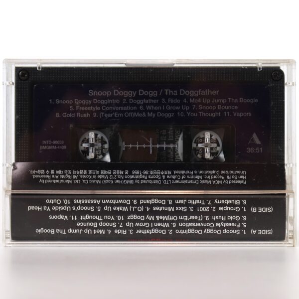 Snoop Doggy Dog - Tha Doggfather Album Korean Cassette Tape Korea Rare