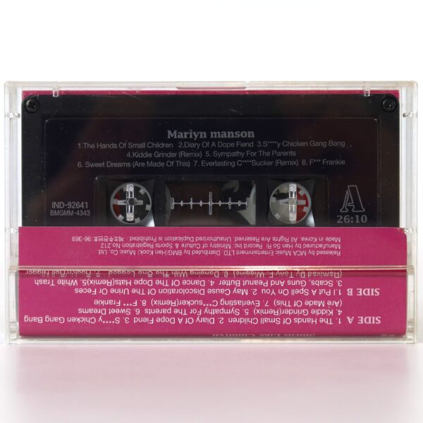 Marilyn Manson - Smells Like Children Album Korean Cassette Tape Korea