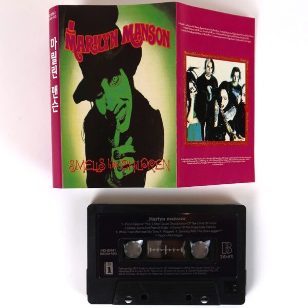 Marilyn Manson - Smells Like Children Album Korean Cassette Tape Korea