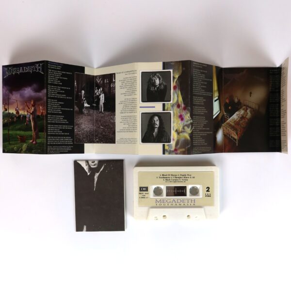 Megadeth - Youthanasia Album Korean Cassette Tape Korea