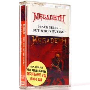 Megadeth - Peace Sells... But Who's Buying? Album Korean Cassette Tape Korea