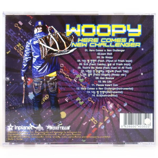 IMG_4781 Woopy - Here Comes A New Challenger Album CD Korean Hip Hop K-Rap 2011