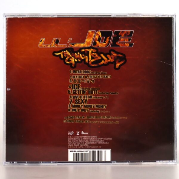 IMG_4788 Lil' Joe - The Ghetto Club Album CD Korean Hip Hop K-Rap 2005