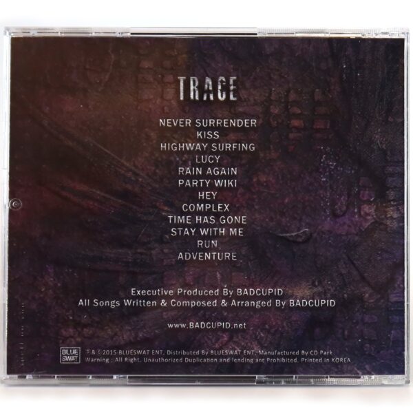 Badcupid - Trace Album Signed CD K-Rock Punk Rock 2015 Korea