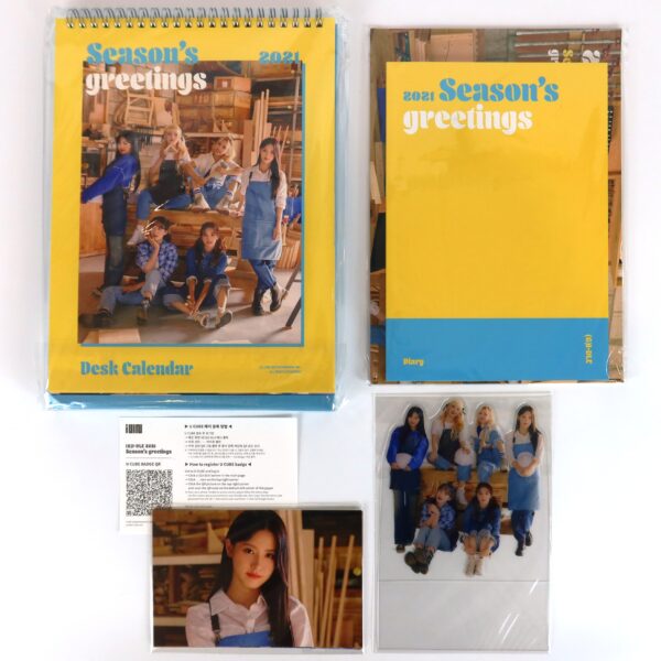 (G)I-DLE 2021 Season's Greetings Set No Photocard Gidle [read]