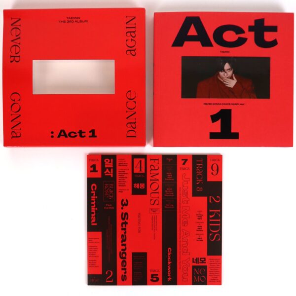 Taemin - Never Gonna Dance Again: Act 1 [Suspect Ver.] Album CD No PC Shinee 2