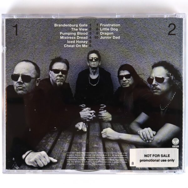 Metallica - Lulu Korean Album CD Promo Korea [read]