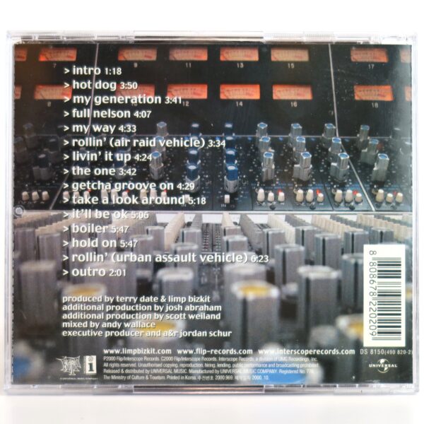 Limp Bizkit - Chocolate Starfish And The Hot... Korean Album CD Korea