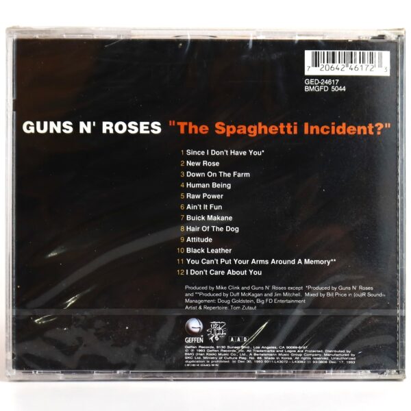 Guns N’ Roses - "The Spaghetti Incident?" Korean Album Sealed CD Korea