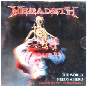 Megadeth - The World Needs A Hero Korean Advance Review Copy Promo Album Korea