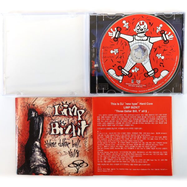 Limp Bizkit - Three Dollar Bill, Yall$ Korean Album CD Korea
