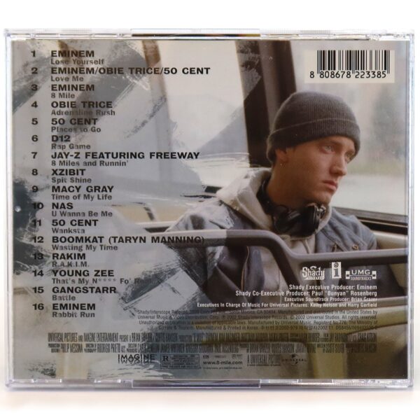 Music From The Motion Picture 8 Mile Korean OST Soundtrack Album CD Korea Eminem