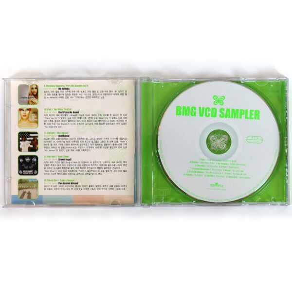 BMG VCD Sampler Korean Video CD Korea Christina Aguilera Pink Outkast 2001