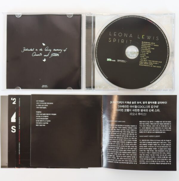 Leona Lewis - Spirit Korean Album Promo CD Korea Lyrics Booklet