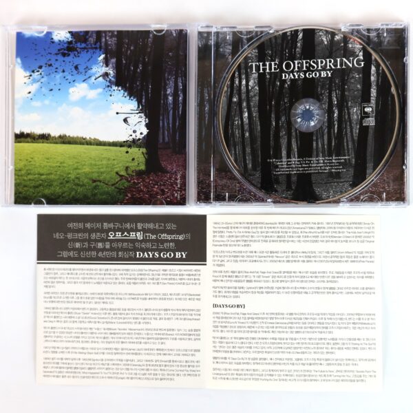 Offspring - Days Go By Korean CD Album Korea