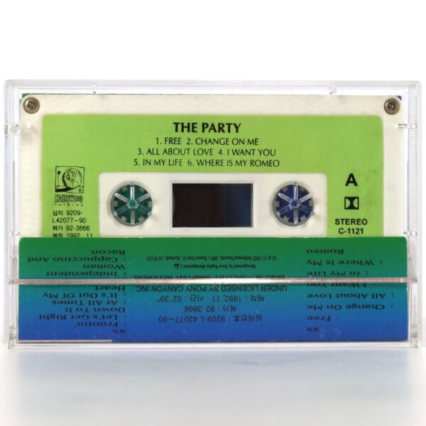 IMG_5837 The Party - Free Album Korean Cassette Tape Korea