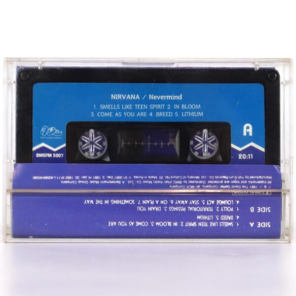 IMG_5852 Nirvana - Nevermind Album Korean Cassette Tape Korea