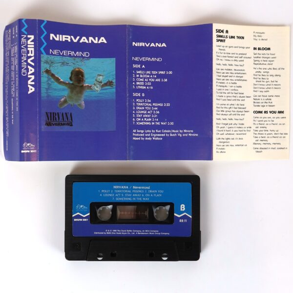 IMG_5853 Nirvana - Nevermind Album Korean Cassette Tape Korea