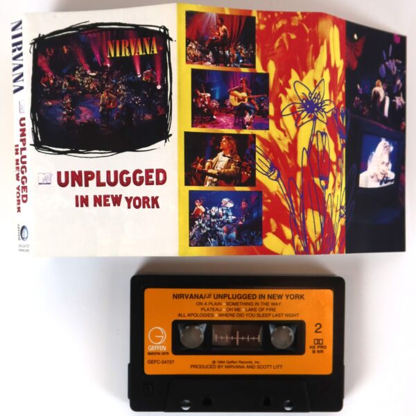 Nirvana - Unplugged In New York Album Korean Cassette Tape Korea