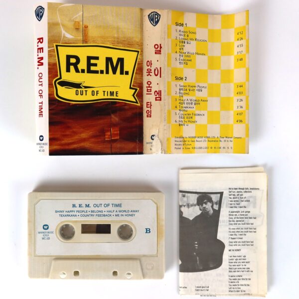IMG_5887 R.E.M. - Out Of Time Album Korean Cassette Album Korea