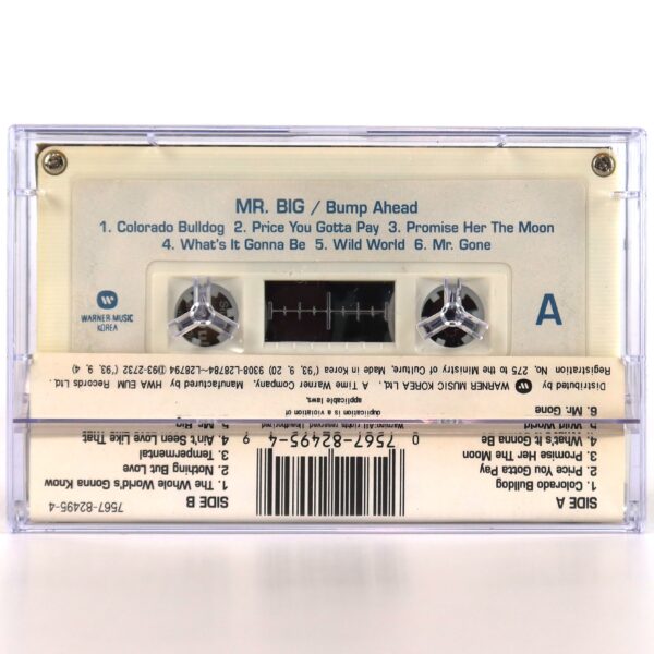 Mr. Big - Bump Ahead Album Korean Cassette Album Korea