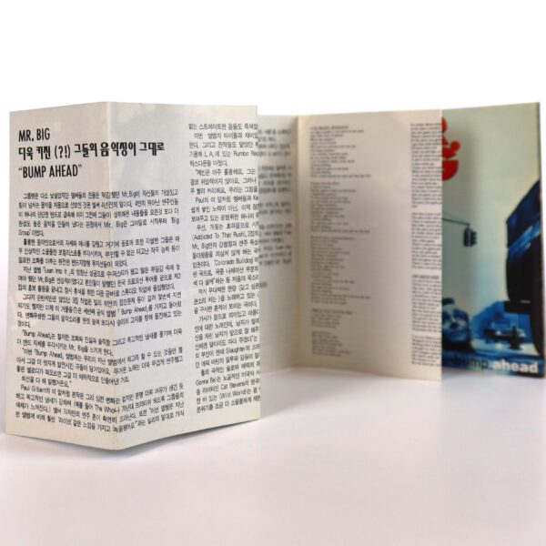 Mr. Big - Bump Ahead Album Korean Cassette Album Korea