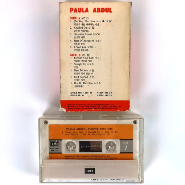 IMG_5919 Paula Abdul - Forever Your Girl Album Korean Cassette Album Korea
