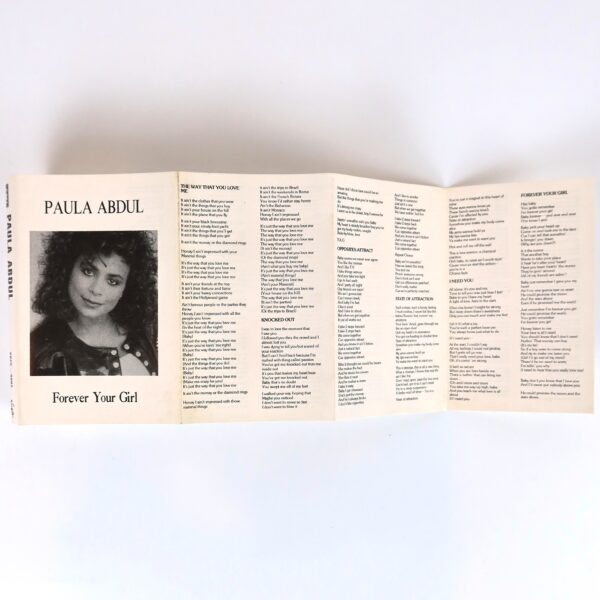 IMG_5920 Paula Abdul - Forever Your Girl Album Korean Cassette Album Korea