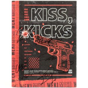 Weki Meki - Kiss, Kicks [Kicks Ver.] 1st Single Album Signed CD Promo K-Pop 2018