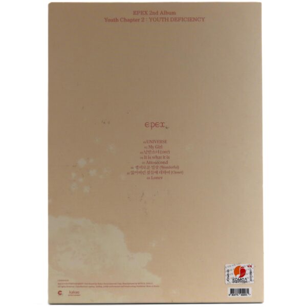 Epex - Youth Chapter 2: Youth Deficiency Autographed CD Album Promo 2024