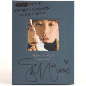 IMG_6095 Eric Nam - Before We Begin Signed Autographed Album CD Promo K-Pop 2019