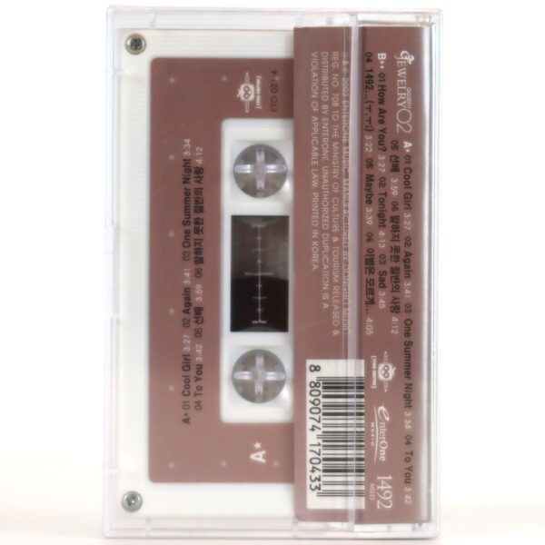 Jewelry - Again 2nd Album Sealed Cassette Tape K-Pop 2002