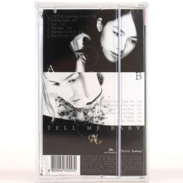 IMG_6272 Isak N Jiyeon - Tell Me Baby Album Sealed Cassette Tape K-Pop 2002 SM