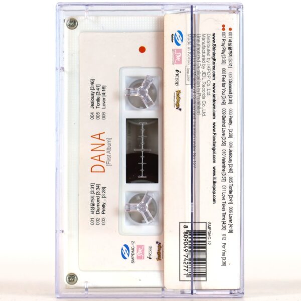 Dana - First Album Cassette Tape K-Pop 2001 SM