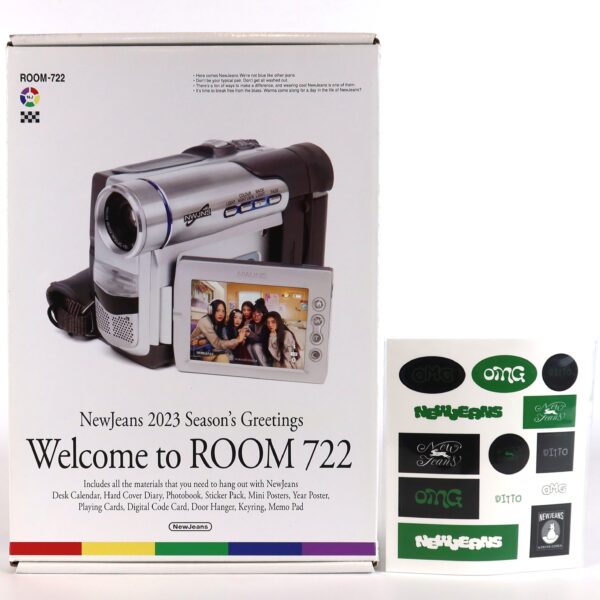 2023 NewJeans Season's Greetings Welcome To Room 722 Set + POBs [read]