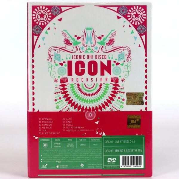 IMG_6350 Iconic Oh! Disco Icon Rockstar 1st Single Album Showcase DVD Set Sealed