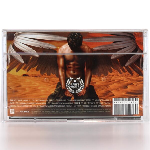 Rain - Rain's World 4th Album Cassette Tape K-Pop 2006