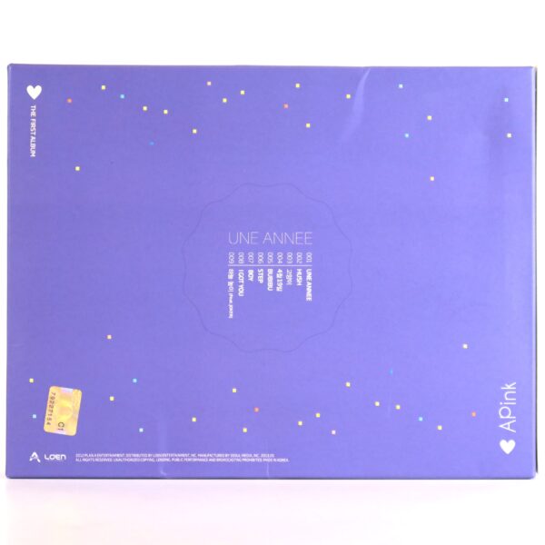 Apink - Une Annee The First Album CD + Naeun PC 2012 [Plan A Pressing]
